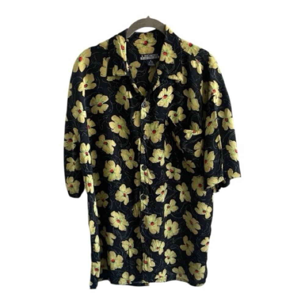 L Homme T Howwe Men’s Hawaiian  Button-Up Shirt Size (M)